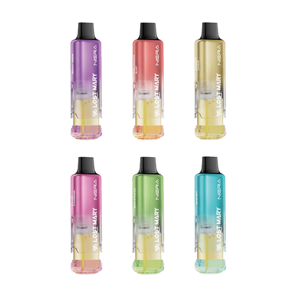 [LM-NERA-POD2-BLACK-MINT] Lost Mary – Nera Fullview POD – 70000 Puffs 24mL – 2-Pack (Black Mint)