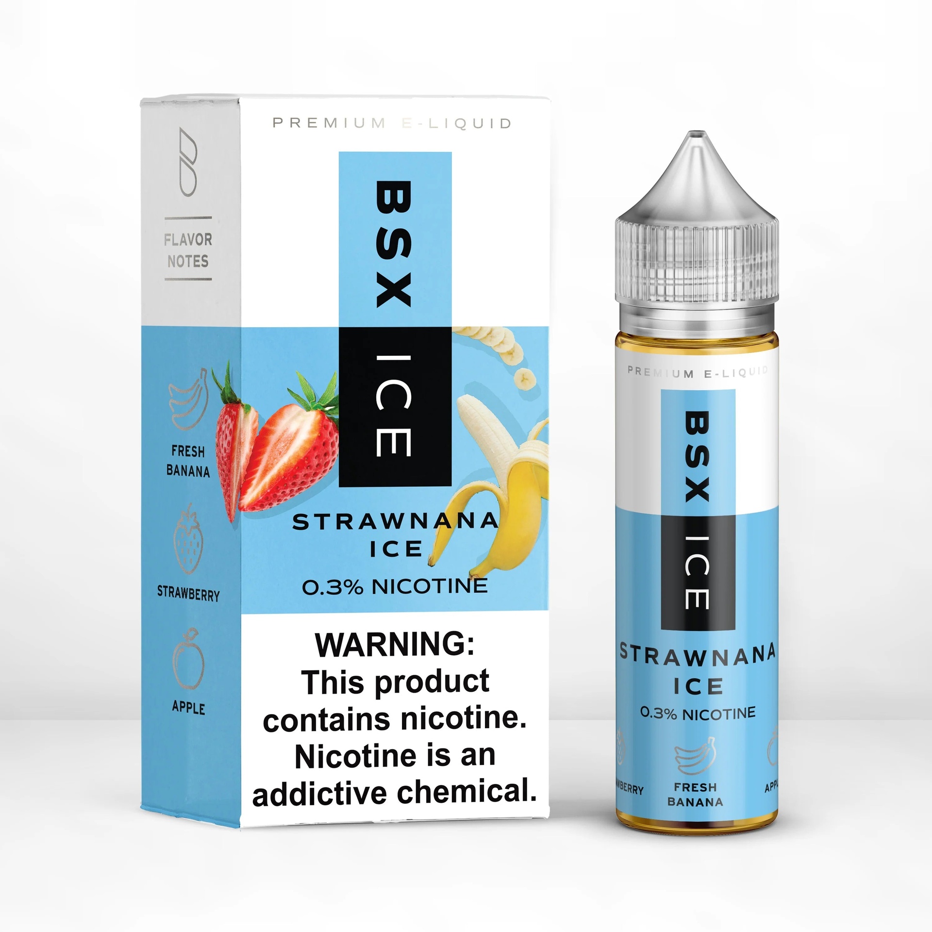 BSX ICE - STRAWNANA ICE - 60ML (3mg)