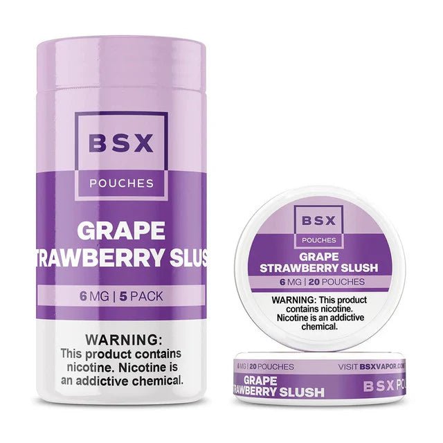 BSX NICOTINE POUCHES - GRAPE STRAWBERRY SLUSH